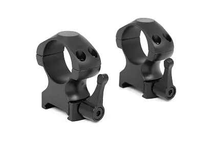 Кольца ARKON 25,4 мм быстросъемные на weaver, стальные, средние