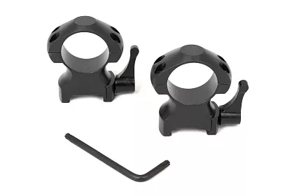 Кольца ARKON 25,4 мм быстросъемные на weaver, стальные, средние